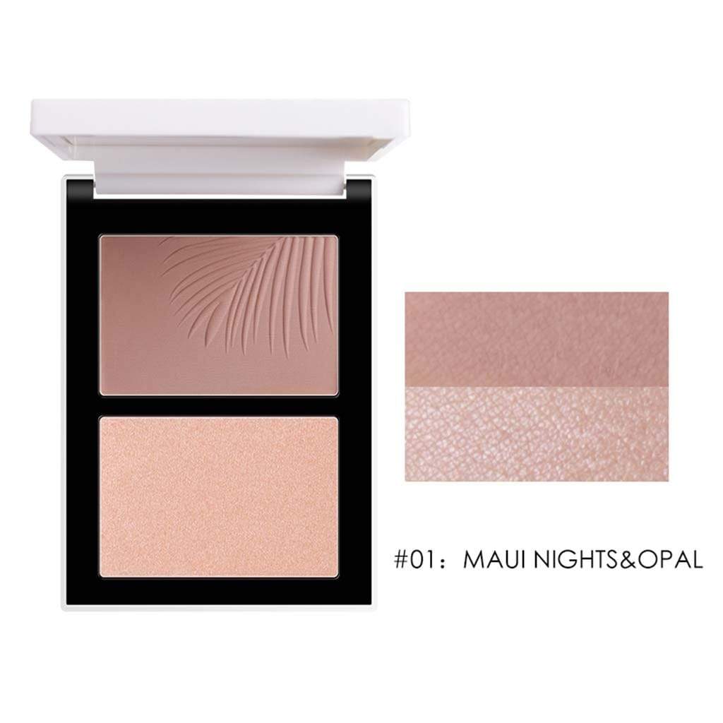 SCULPT & GLOW Powder Contour & Highlight Palette Duo - Laycy